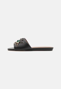 Kurt Geiger London - EYE FLAT - Natikače - black Minijatura 1