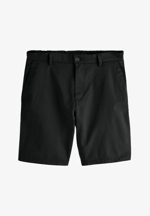Next, ELASTICATED WAIST FIT - STRETCH CHINO SHORTS . - Shorts - black