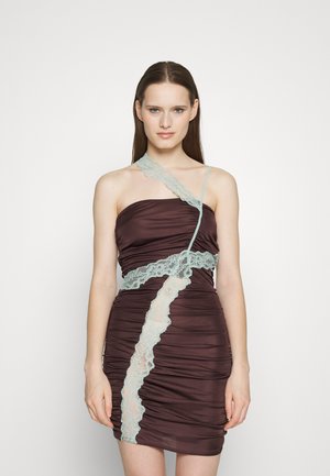 Vaillant BUSTIER DRESS - Φόρεμα από ζέρσεϊ - brown
