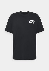 TEE LOGO - Print T-shirt - black/white