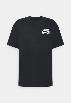 TEE LOGO - T-shirts med print - black/white