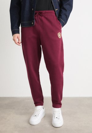 Tommy Jeans CREST - Trainingsbroek - deep rouge
