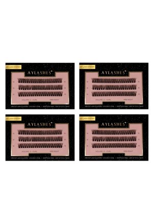 AYLASHES KÜNSTLICHE WIMPERN PRE CUT WIMPERN  BUNDLE (8MM-10MM-12MM-14MM-16MM) - Künstliche Wimpern - mrs right bundle  - long (10mm 12mm 14mm 16mm)