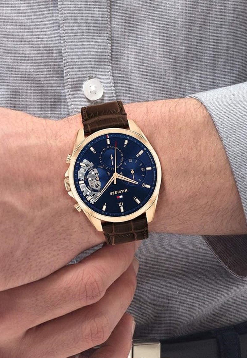 Tommy Hilfiger Cronógrafo - brown blue