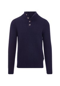 BONOBO Jeans LANGEN ÄRMELN - Strickpullover - bleu foncé