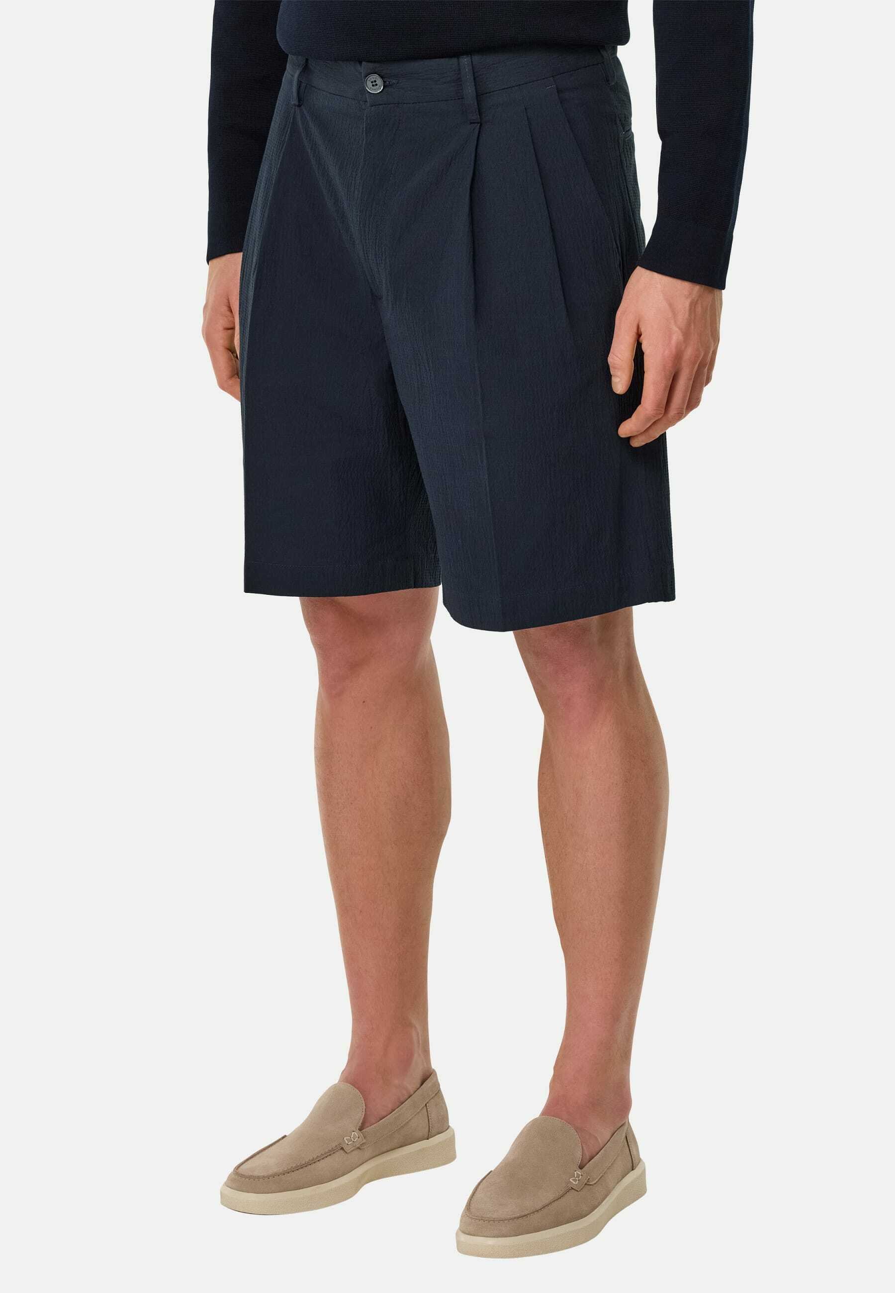 Boggi Milano BERMUDA Shorts navy blue/azul