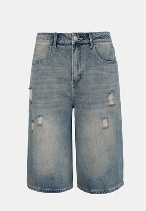 YOURTURN, UNISEX - Τζιν σορτς - blue denim