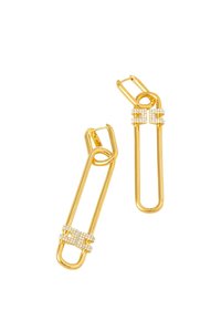Elisabetta Franchi Orecchini - gold-coloured