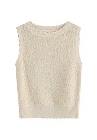 WITH BOAT NECK  - Top - light beige