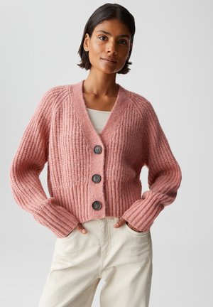 Strickjacke - mellow rose