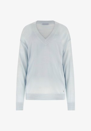 Guess, V-AUSSCHNITT PULLOVER - Pulover - hellblau