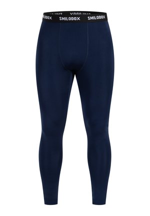 Smilodox ZEYN COMPRESSION RUNNING PANTS SPORT FITNESS - Lange underbukser - marineblau