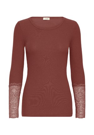 Fransa, FRHIZAMOND TEE 19 - T-shirt à manches longues - rum raisin