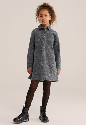 WE Fashion, BLUE RIDGE - Denimové šaty - dark grey