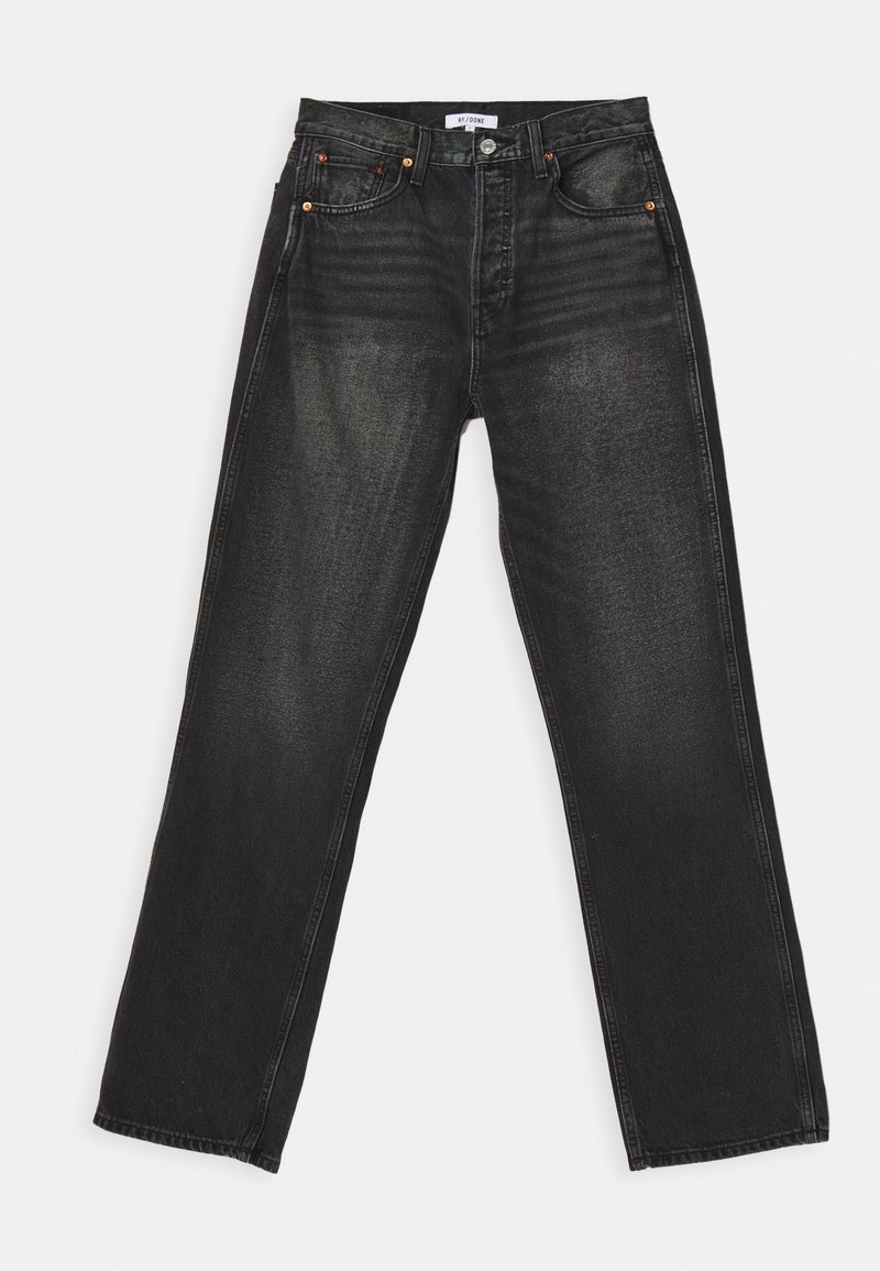 RE/DONE Straight leg jeans zwart denim/blackdenim