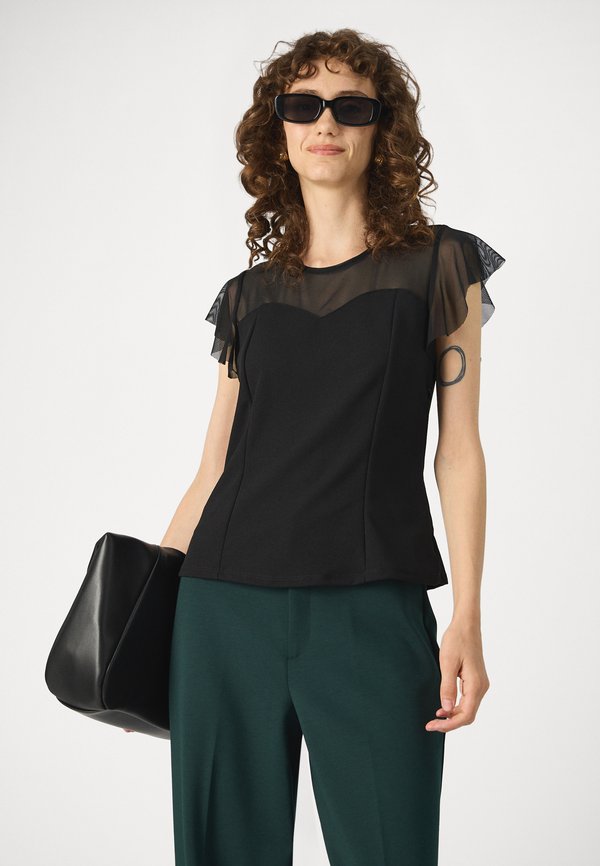 ONLPEACH LIFE WIDE PANT - Trousers - scarab4