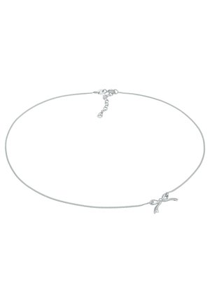 FILIGREE BOW - Collier - silberfarben