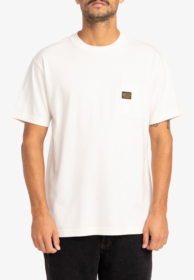 RVCA AMERICANA POCKET T - T-shirt basic - white