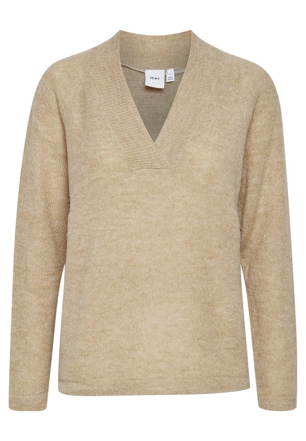 IHKamara - Jumper - mottled beige4