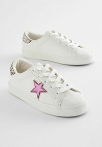 Next STAR STANDARD - Sneakers laag - white pink metallic