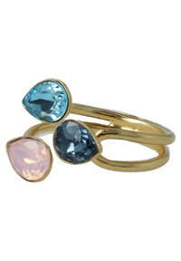 Otazu CLASSIC - Ring - gold coloured/blue and pink