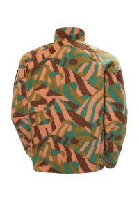 Helly Hansen PANORAMA PRINTED PILE SNAP - Giacca in pile - iron oxide jpb aop