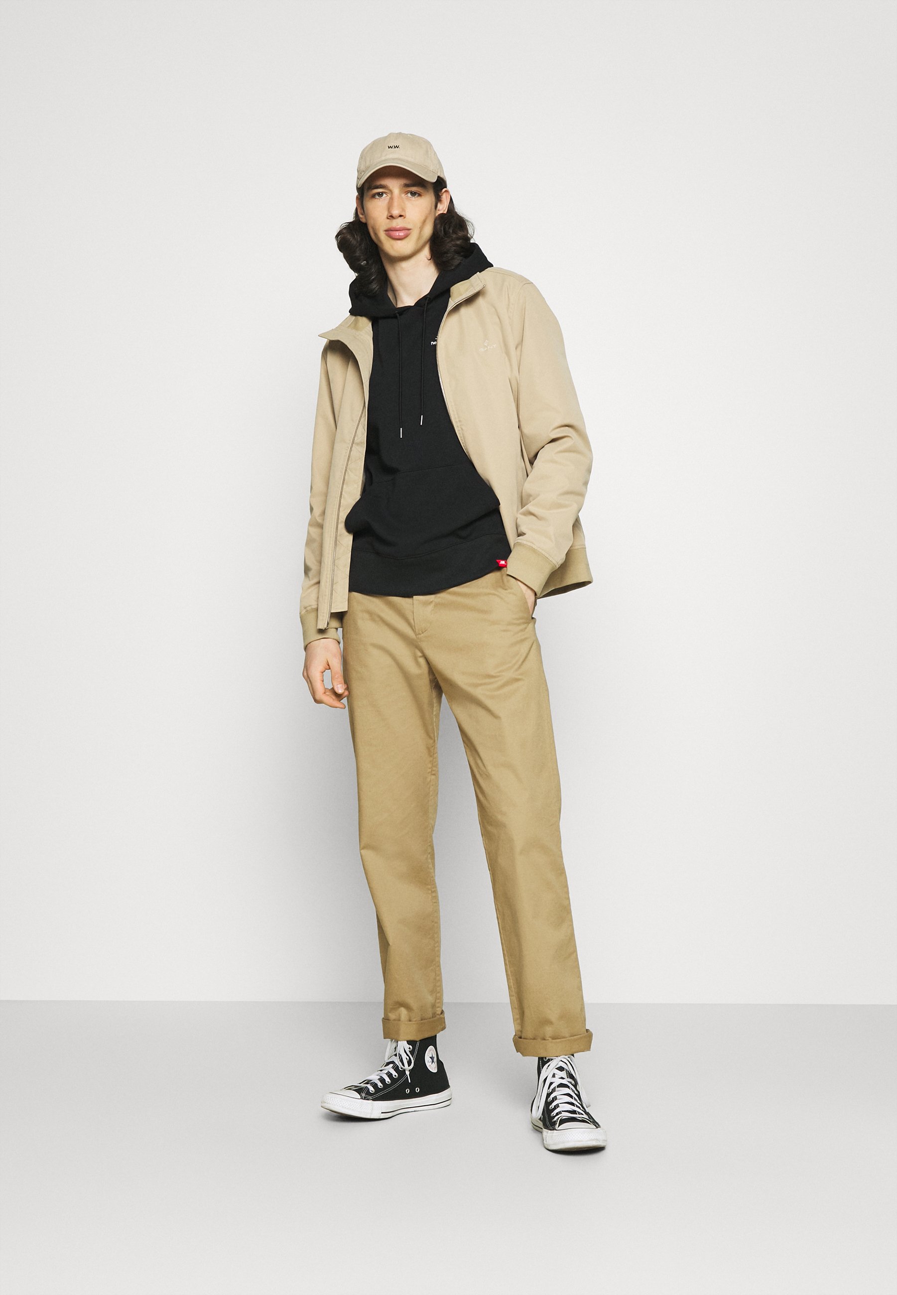 Homme ESSENTIALS EMBROIDERED HOODIE - Sweatshirt Homme ESSENTIALS EMBROIDERED HOODIE - Sweatshirt