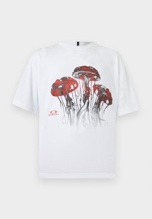 Oakley, GRAPHIC SURF INSPIRED TEE - Μπλουζάκι με στάμπα - white