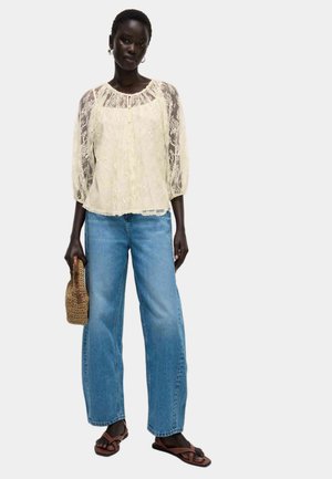 BUTTON THROUGH  - Blusa - ivory