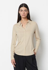 Marc O'Polo - LONG SLEEVE COLLAR PLACKET - Button-down blouse - dusty field Thumbnail Image 1