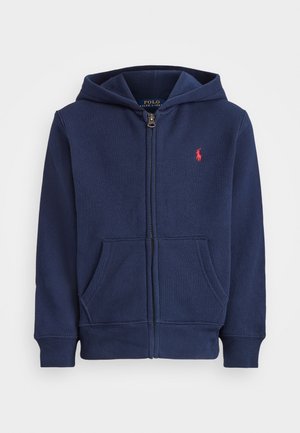 COTTON BLEND FLEECE HOODIE - Zip-up sweatshirt - cruise navy