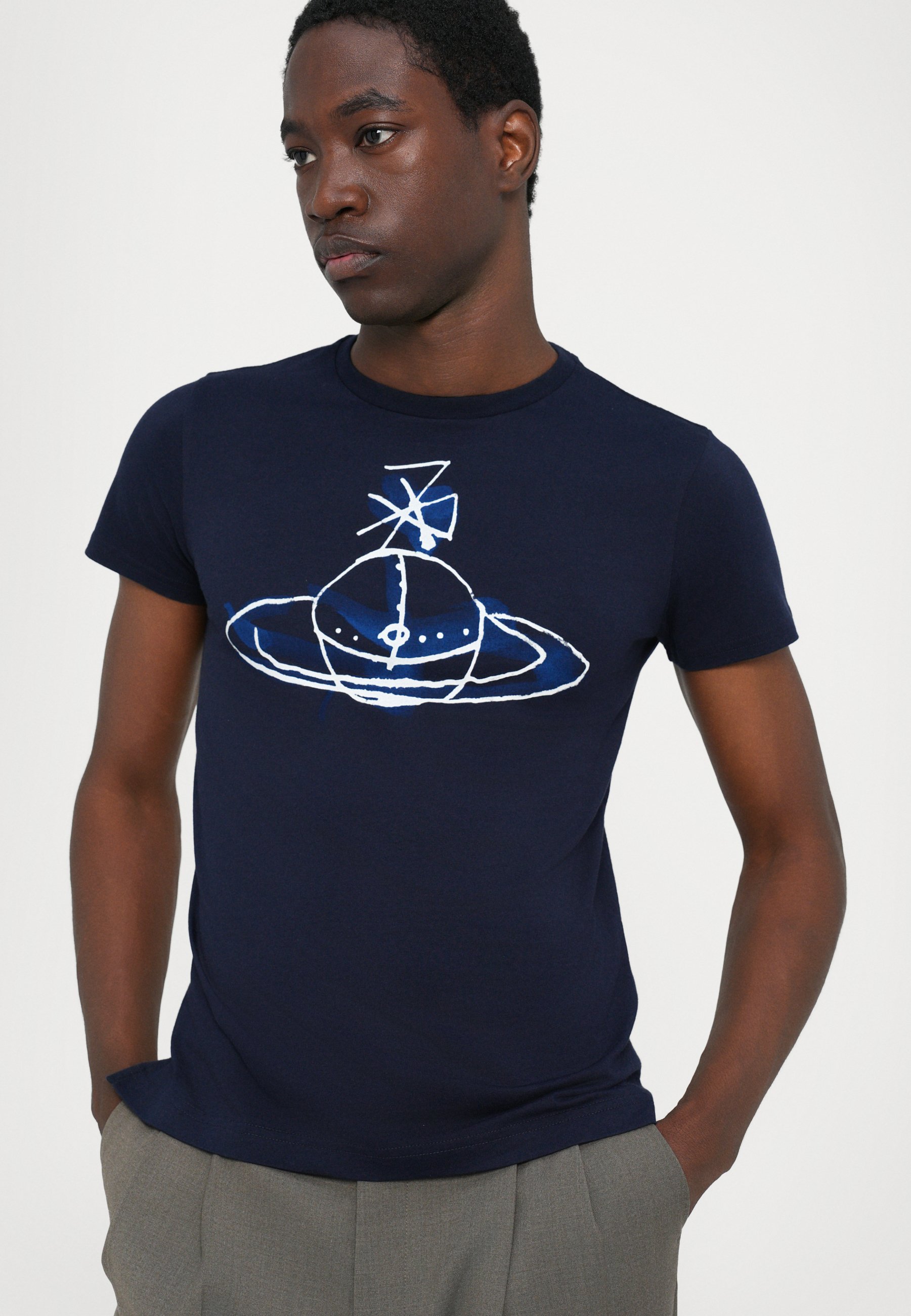Vivienne Westwood DRAWN ORB PERU UNISEX - Print T-shirt