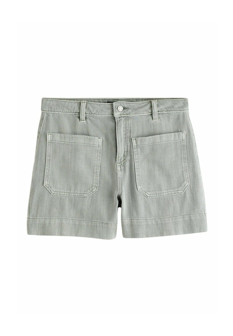 Next TALL FIT - LIGHTWEIGHT DENIM PATCH POCKET SHORTS - Jeans Shorts ...