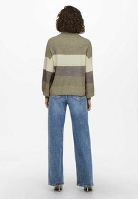ONLY ONLATIA STRIPE - Pullover - feather gray