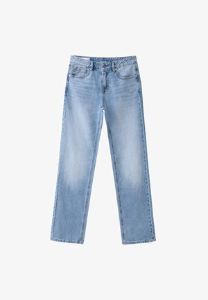 Stradivarius, D98 STRAIGHT VINTAGE JEANS 01499499 - Jeans Straight Leg - dyed denim