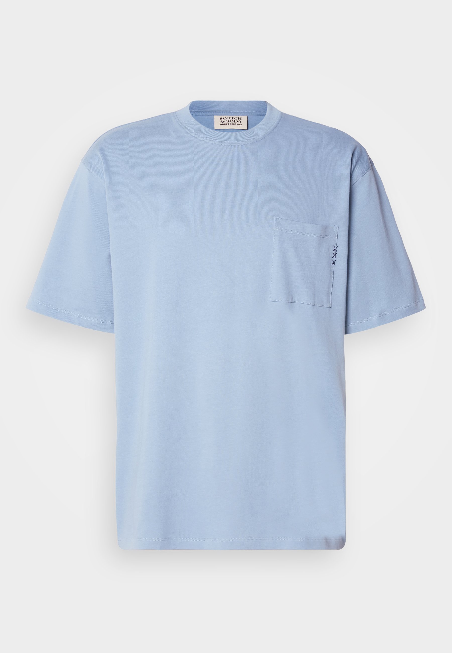 Scotch & Soda 3 CROSSES LOOSE FIT CHEST POCKET - T-shirt basic
