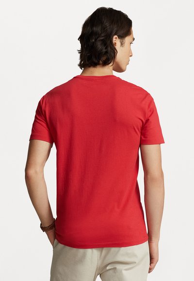 Polo Ralph Lauren CUSTOM SLIM FIT JERSEY CREWNECK T-SHIRT - T-shirt basique - post red