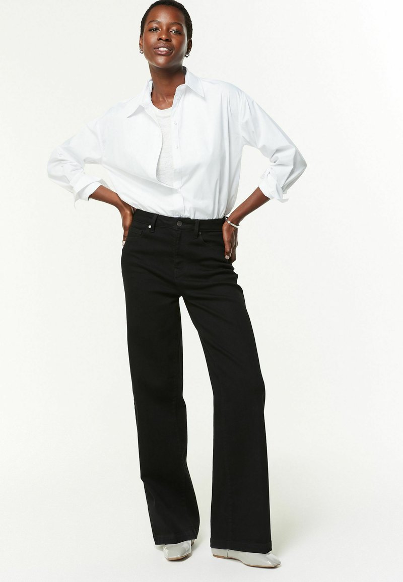 Next FLARED LEG  - Stoffhose - black