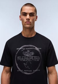 Napapijri BALD - T-shirt med print - black beauty