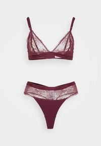 MODERN UNDERWEAR SET - Reggiseno a triangolo - mauve wine