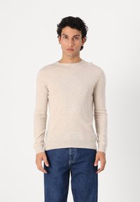 pure cashmere MEN CREW NECK SWEATER - Pulover - beige