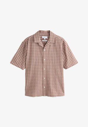 Next, REGULAR FIT - TEXTURED CHECK SHORT SLEEVE SHIRT . - Camicia - pink