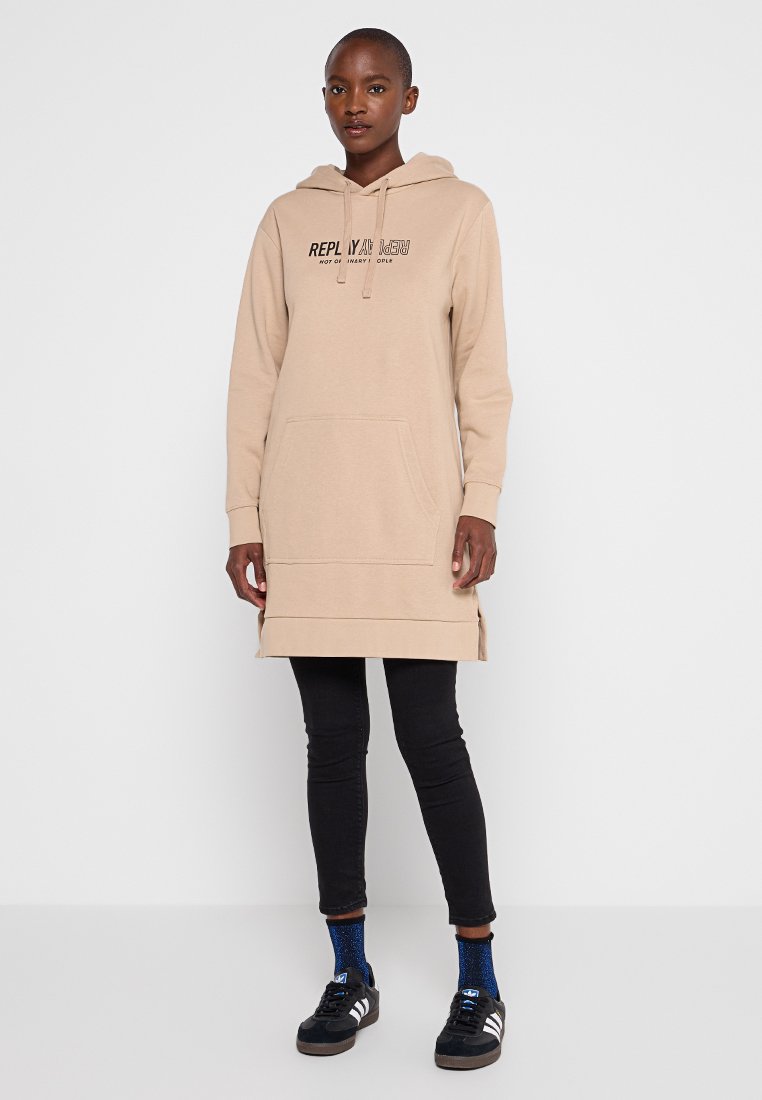 Replay Jurk zandkleur Replay Jurk zandkleur