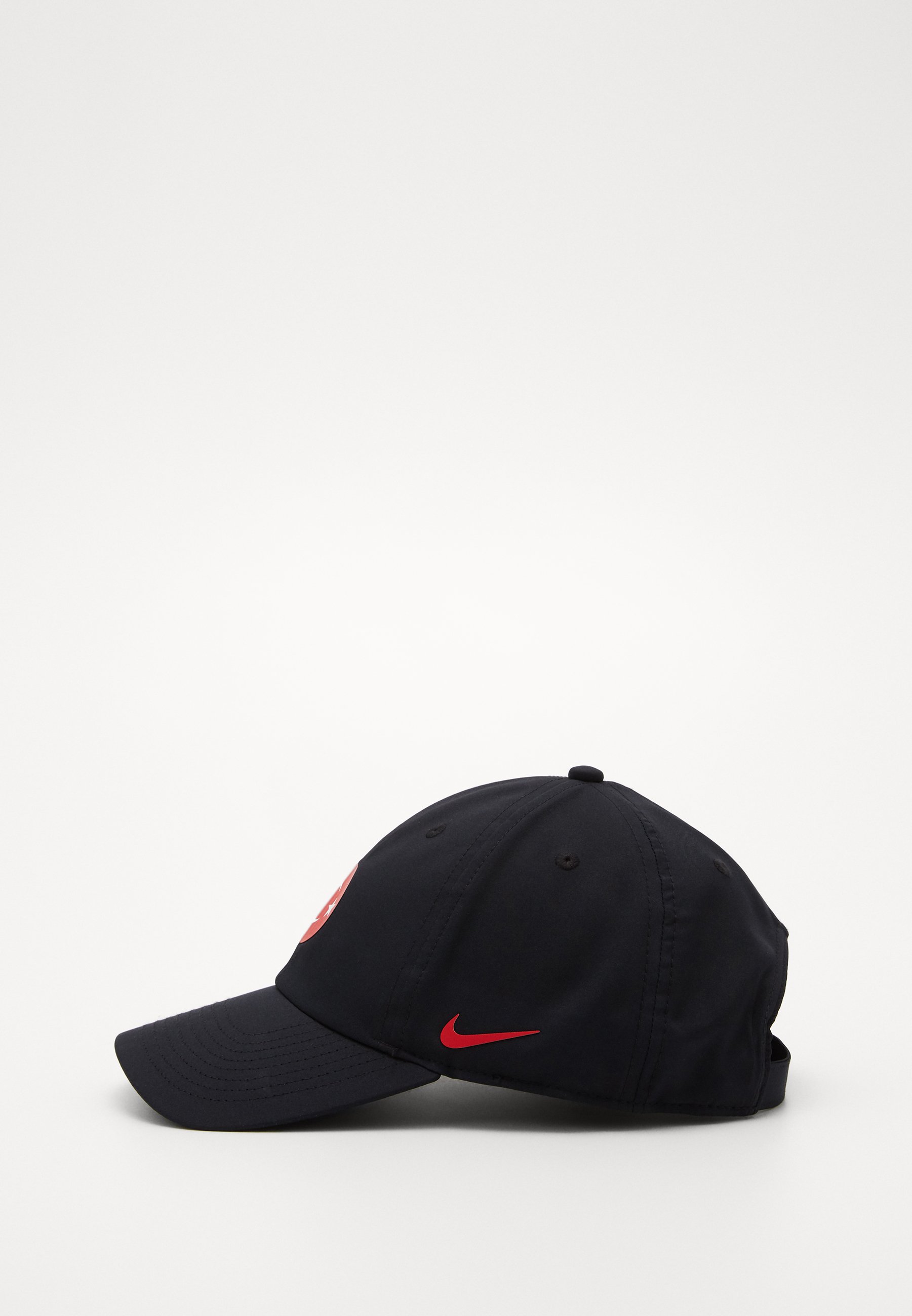 black and red nike cap