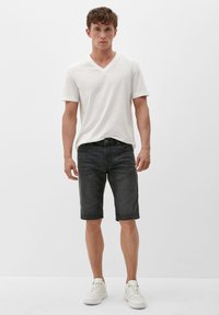 s.Oliver REGULAR - Jeansshort - dunkelgrau