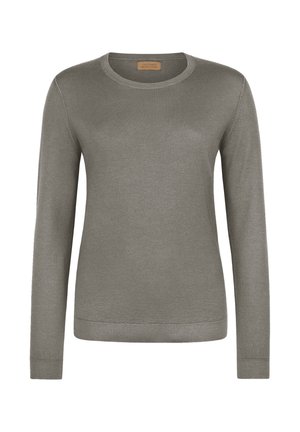 RUNDHALS - AUS ULTRALIGHT - Pullover - grün garment dyed sage