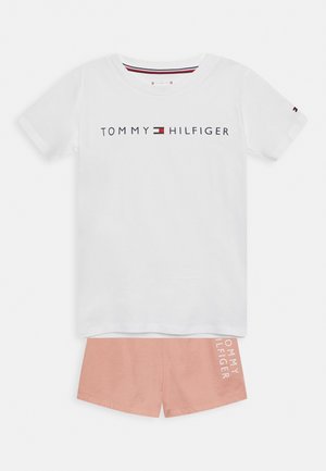 SHORT SET BASICS - Pyjama - white / rose tan