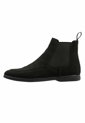 EUGENIO BLU SCAMOSCIATO - Korte laarzen - black