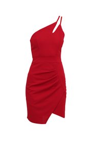 VALENCIA CUT OUT MINI - Jersey dress - chery red