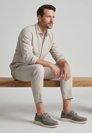 VENEZIA, SAILING SHOES - Brodarice - brown